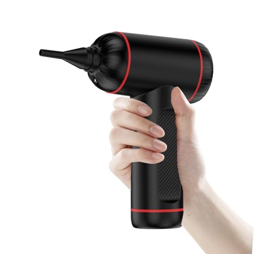 Powerful Cordless Air Duster with Strong Blowing, Portable & Rechargeable, for Computer/Laptop/Car/Camera Cleaning