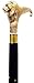 Walking Sticks with Antique Lion face Design Brass Sticks, Fully Comfortable & Easy Holding Daily Use Walking Cane | Wooden Hiking Stick with Alaska State Design