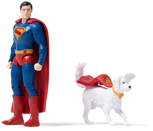 DC Comics - Playset Forteresse De Solitude - Univers De Jeu Complet Issu du Film - 3 Figurines Incluses - Super Héros Et Super Vilain - Jouet À Collectionner - Cadeau Enfant - Jouet Enfant 4 Ans Et +