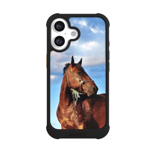 Coque iPhone 16 antichoc MagSafe pour les passionnés d'équitation et nature