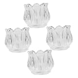 Coupe chandelier de noël : 🕯️🕯️【tasse chandelier de noël】chic et simple, très, ce qui rend ce bougeoir difficile à endommager et à casser. bougeoir en forme de tulipe en verre, bougeoir votif, photophore en verre, pots de bougies, centres de table pour mariage, noël, fête prénuptiale, fournitures de fête.