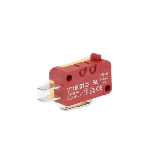 2Pcs VT16001C2 Micro Limit Switch SPDT Snap Action Travel Switch(VT16001C2)