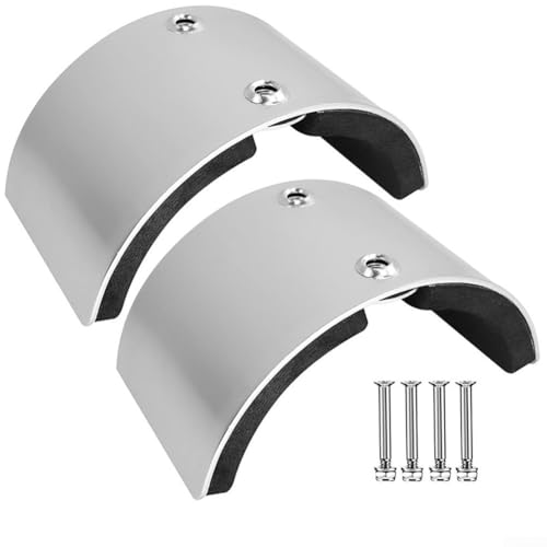 2 piezas de repuesto de placa curvada de aleación de aluminio para paneles de yeso, para mejorar el hogar, construcción, yeso, pintura, cableado, 15 cm x 8,4 cm