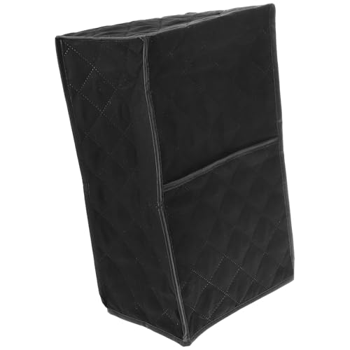 iplusmile Funda Protectora Que Protege contra Manchas Negra para Batidora de Cocina de Poliéster Resistente al Desgaste con Diseño Chic y Bolsillo para Almacenamiento