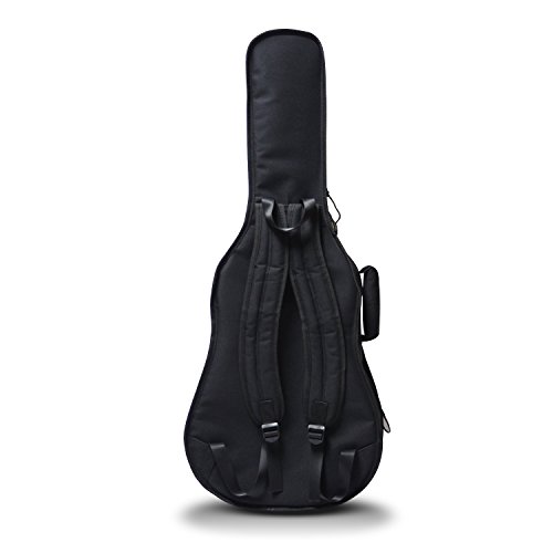 Image of Crossrock CRSG106CTBK 3 /4 Size Classical Guitar Bag with 10mm Padded Backpack Straps in Black