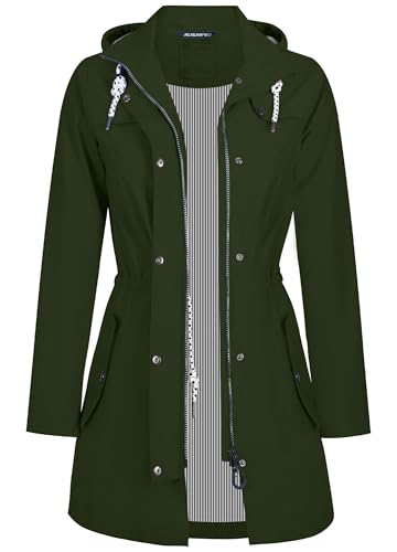 Chaqueta de entretiempo para mujer impermeable ideal para paseos al aire libre