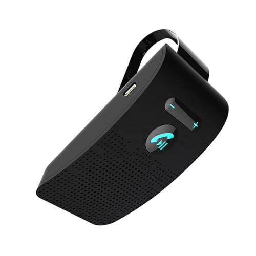 Ailan Kit Manos Libres para Coche Receptor de Audio Inalámbrico Visera Solar Bluetooth 2. Soporte Streaming Música/Audio Reproductor de Aplicaciones GPS