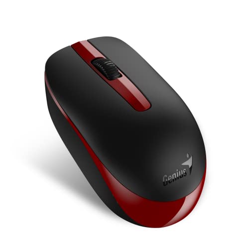 MOUSE Genius, "NX-7007", PC sau NB, wireless, 2.4GHz, optic, 1200 dpi, butoane/scroll 3/1, , rosu, "31030026404" (timbru verde 0
