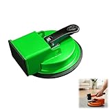 Floor Gap Fixer Tool for Laminate & Vinyl Plank, Heavy Duty Suction Cup Floor Gap Repair Kit, Rubber Hammering Surface, Quick Fix Stick to Close Gaps Without Disassembly (Green Tool)