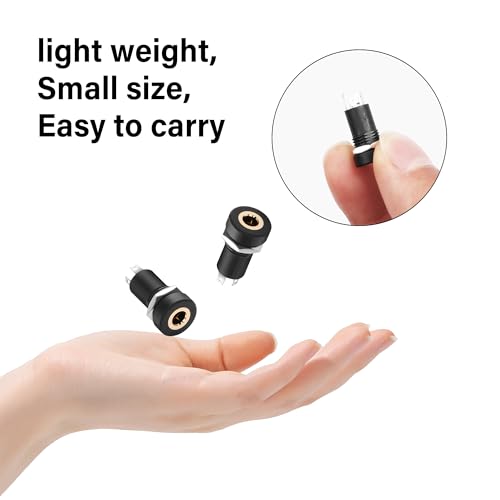 6 piezas conector jack panel de soldar 3.5MM 4 polos miniatura 7