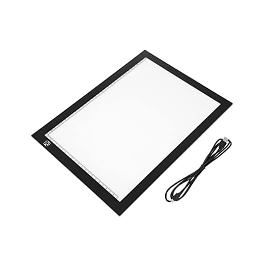 1 Juego copiar tabla led drawing board tablero de dibujo led tablet gráfica Herramienta de dibujo LED familiar tablero de luz pintura Accesorios a4 candelero el plastico