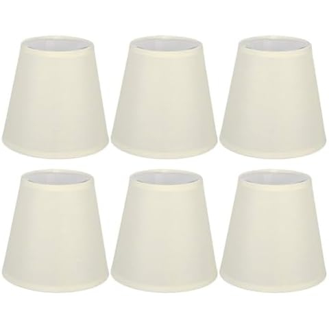HERCHR E14 Clip-On Fabric Lamp Shade Cover