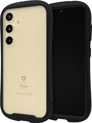 iFace Case Compatible with Galaxy S24 [9H Tempered Glass] [Reflection Series] – Cute Dual Layer Hybrid Shockproof Heavy Duty Protective Cover [Drop Tested] [Wireless Charging] - Black