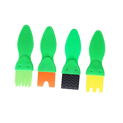 Amosfun 1 Conjunto De 12 Peças De Escova De Esponja Para Crianças Kit De Esponja De Pintura Para Cri