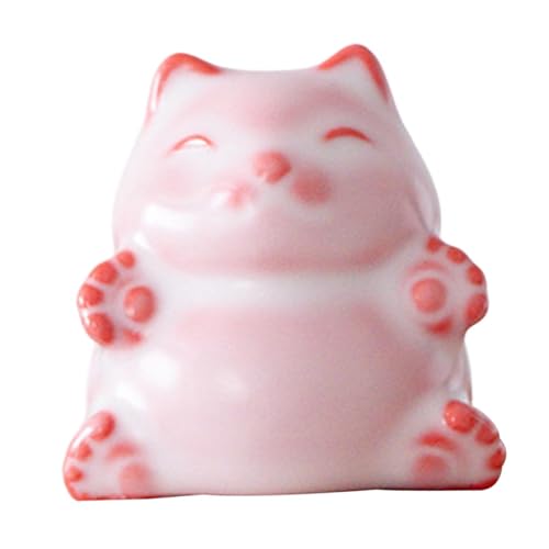 Chat Porte-Bonheur ornement de table en céramique, le cadeau idéal pour le salon