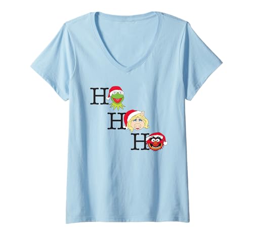T-shirt Muppets Disney col V idéal pour vos tenues de vacances décontractées