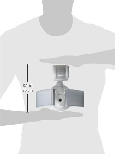 Defiant Outdoor LED Bluetooth Motion Security Light with dimensions