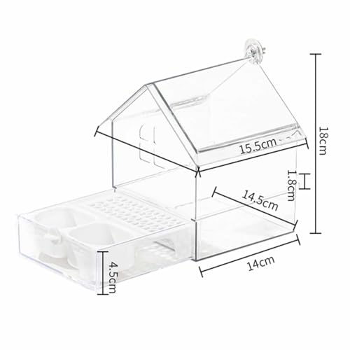 Mangeoire extensible extérieure pour perroquets pour éviter le gaspillage sur votre balcon - 5