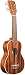 Kala Satin Mahogany Soprano Ukulele with White Binding (KA-S)