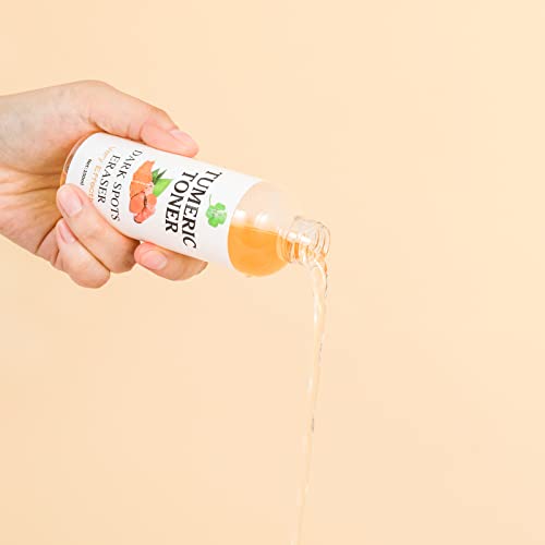Toner For Dark Spots Turmeric Dark Spot Corrector Toner, Facial Toner For Acne Prone Skin, Dark Spot Remover For Face Hydrating Face Toner For Women, Hyperpigmentation Treatment For Dry Oily Skin 4Oz #TOP6