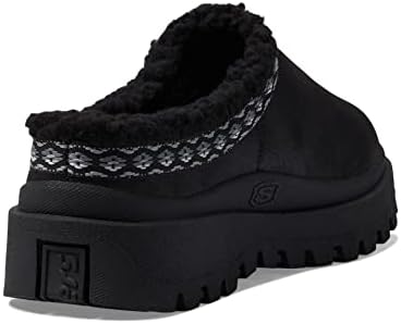Skechers Women's SHINDIGS-Comfy Hour Mule, Black/Black, 5.5 | Image 4