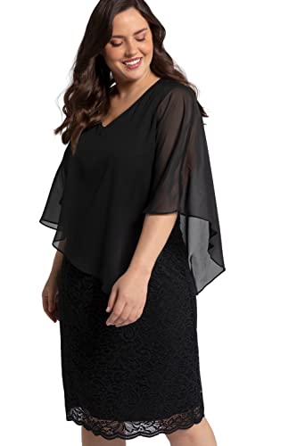 Ulla Popken Damen große Größen Übergrößen Plus Size Abendkleid,...