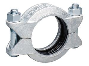 Helix Stainless Steel 316 Victaulic type Coupling (Clamp) with Quick Release Coupling with EPDM Gasket Dia - 1.5 inch (Pipe Size :- 1.5 inch)
