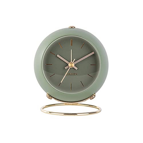Reloj despertador mudo que elimina el tictac nocturno en tu dormitorio gris