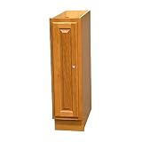 Economy 9' Golden Oak Raised Panel Full Height Kichen Base Cabinet