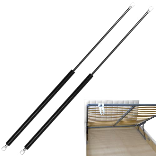 QWORK® Lot de 2 Vérins à Gaz 700mm 250N 25kg – Ressort à Gaz Robuste pour Boîte à Outils, Porte de Camping-Car, Coffre et Meuble – Entraxe 700mm à...