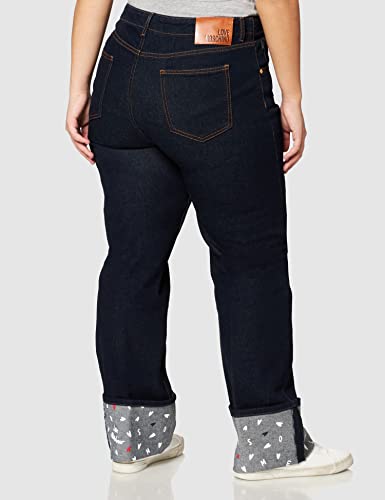 Love Moschino Pantaloni a 5 Tasche con Stampa a