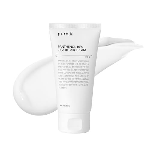 Panthenol 10% Cica Repair Cream – Korean Face Moisturizer for Dry...