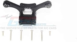 GPM For Losi 1/10 Rock Rey 4WD Rock Racer (LOS03009) Upgrade Parts Aluminum Front Shock Tower - 1Pc Set Black