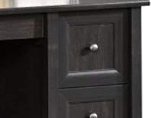 Sauder Edge Water Computer Desk, L: 59.06" X W: 23.23" X H: 29.02", Estate Black Finish #TOP7