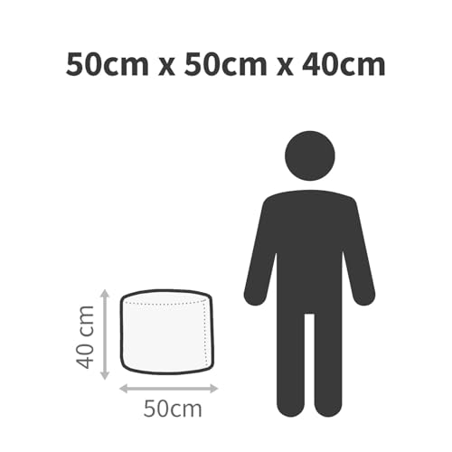 Miniatura 3 de Happers Puff Taburete Polipiel Interior Beige