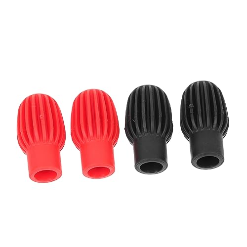 ibasenice 4Pcs Drumstick Mute Covers Durable Drum Stick Protectors for Enhanced Performance Noise Control for Practice Home Use