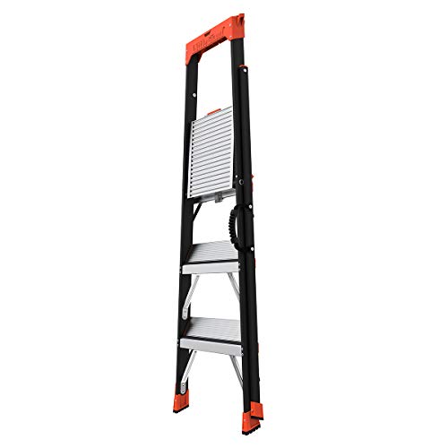 Little Giant Ladders, AirWing, 5 foot, Stepladder, Fiberglass, Type 1AA, 375 lbs weight rating, (15285-001)