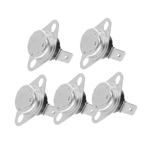 BESTonZON 5個 温コントローラー 自動リサーモスタット 電気製品用 小型軽量 多機能 温制御 家用電子機器対応 オーブン ヒーター 電気ケトル用