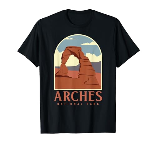 Utah Vintage Retro Hiking Camping Arches National Park T�V���c