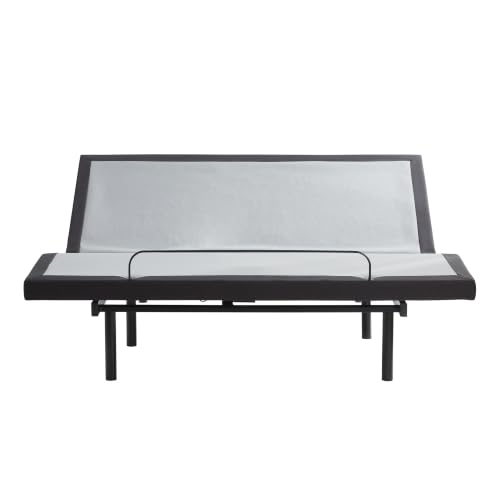 Image of Nestl S1000 Queen Adjustable Bed Frame, Queen Adjustable Bed Base with Wireless Remote, Head and Foot Incline, Zero Gravity, Anti Snore, Zero Clearance, Okin Motors