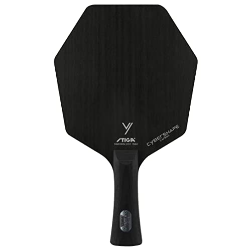 STIGA 1602020135 Table Tennis Racket, Cyber Shape Carbon, Hexagonal Racket, Shake Cracket, Flare (FLA)