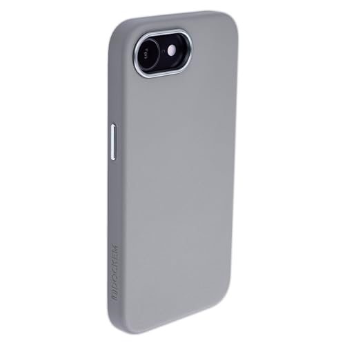 Coque compatible MagSafe pour iPhone 17e et 16e étui gris mince Dockem