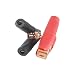 New Lon0167 2 Pcs Black Red Sleeve 100A Battery Test Clips Alligator Clamps for (2 StÃ¼ck schwarz rot 100A Clips Alligator fÃ¼r