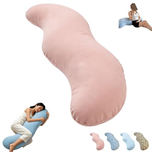 Pea Pod Body Pillow for Adults Pea Pod Body Pillow for Side Sleeper 105 30 Cm Pea Pods Long Bodys Pillows for Sleeping Soft and Supportive Pillow for Sleeping (Pink)