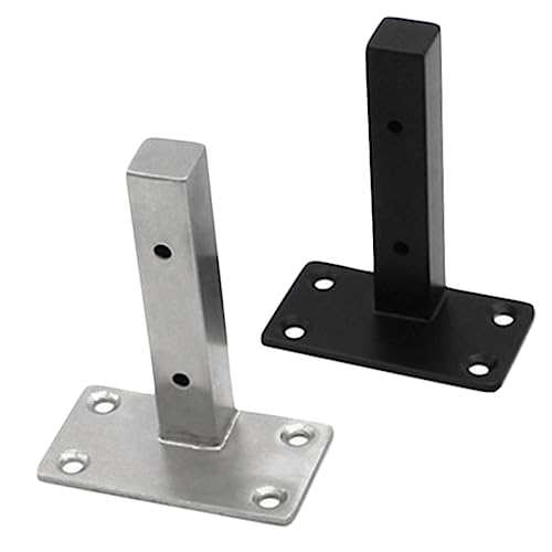 POPETPOP Soporte de Estante de Inoxidable Escuadras de Pared Resistente para Estanterías Instalación Multifuncional para Cocina y Taller de Carga