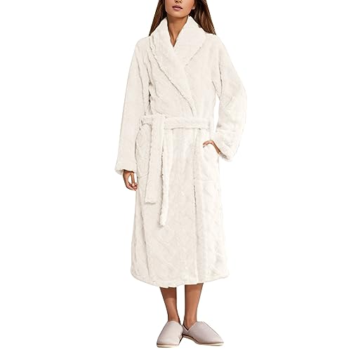 Peignoir doux contre le froid pour homme et femme avec poches