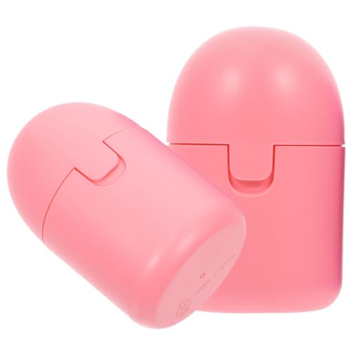 PLAFOPE Caja Portátil para Copas 2 Unidades Rosa, a Vapor de Grado Alimenticio Pp, Organizador Higiénico Femenino para Almacenamiento y Limpieza Hogar