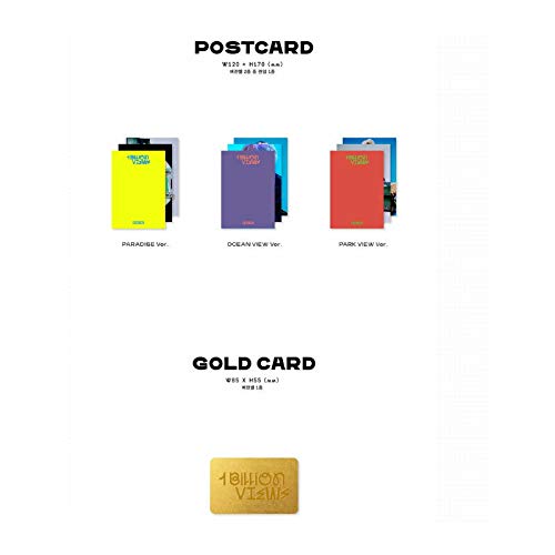 EXO-SC : \'1 Billion Views\', 3 Vers. SET Album, Basic Components, Folded Poster, Extra Photocards - Thumbnail 3