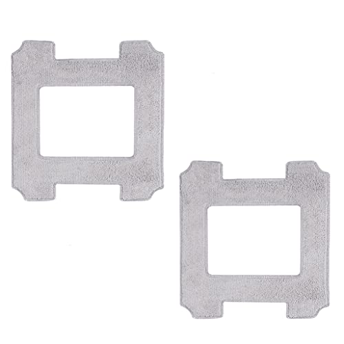 Taoricen Ersatz Waschbar Wischtuch für Ecovacs WINBOT W1/W1 Pro Fenster Staubsauger, Mopp-Lappen Pads Ersatzteile (2 Stück) Cover