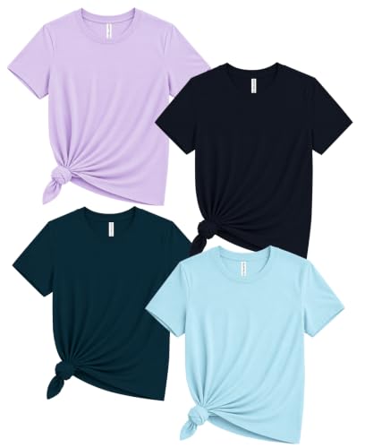 Image of Sleepynuts Women's Plain Round Neck Regular Fit Half Sleeve Cotton T Shirt